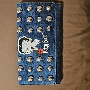 Vintage Betty Boop Denim Wallet